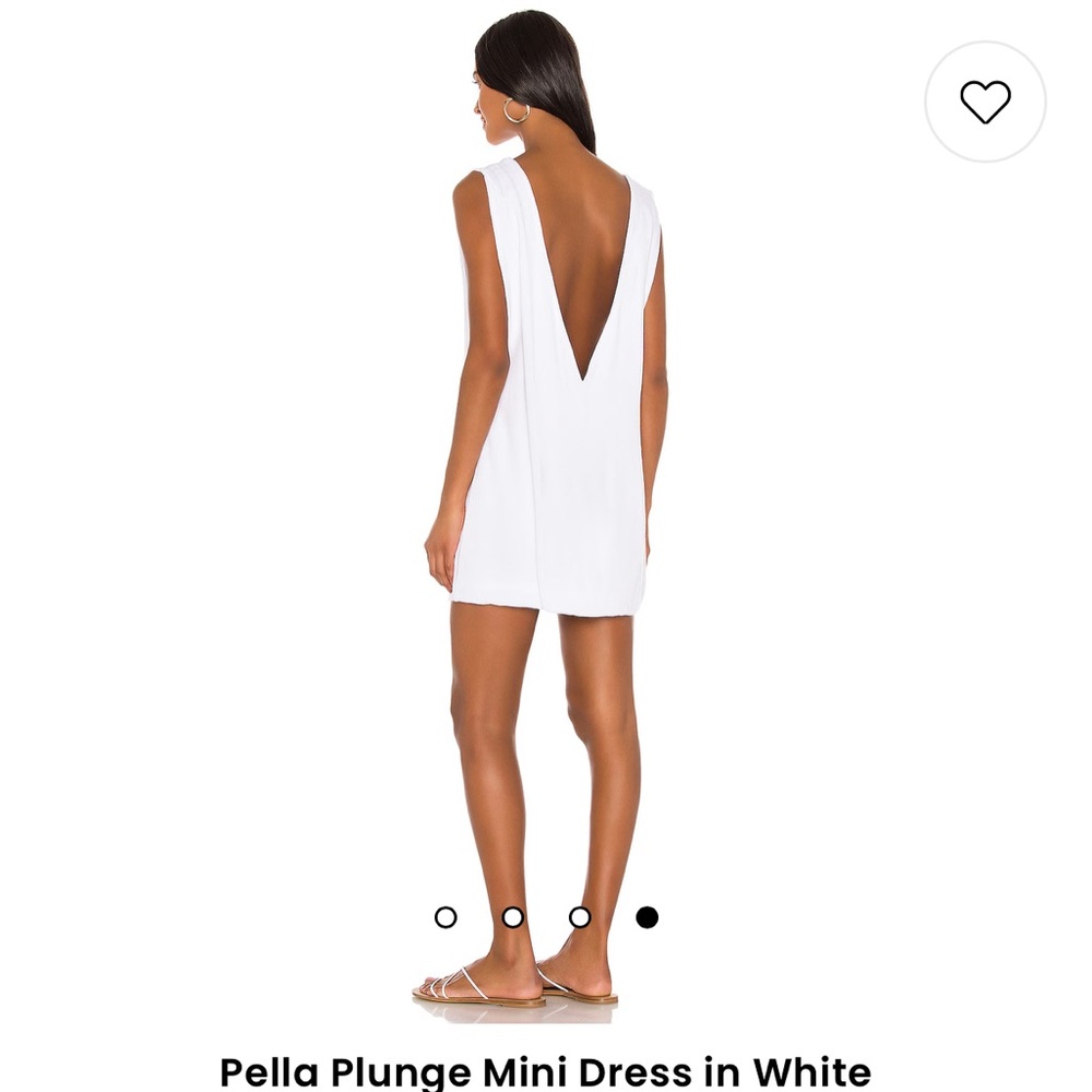 NWT Revolve Indah Pella Plunge Mini Dress White XS